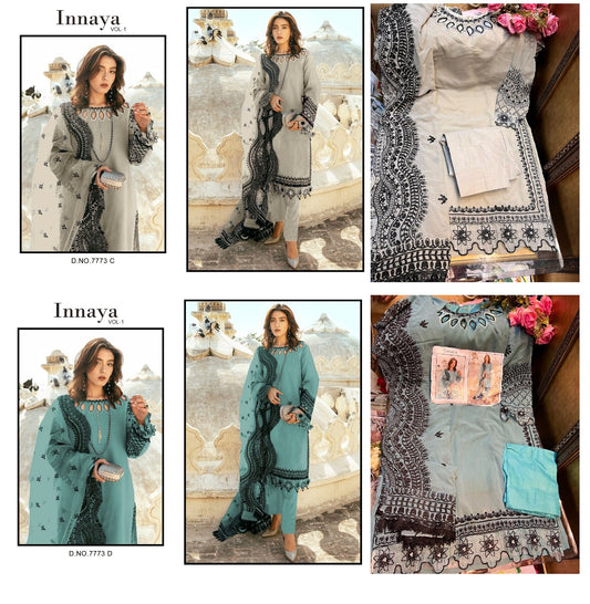 Inaya Vol 1 Mehboob Tex Georgette Pakistani Readymade Suits