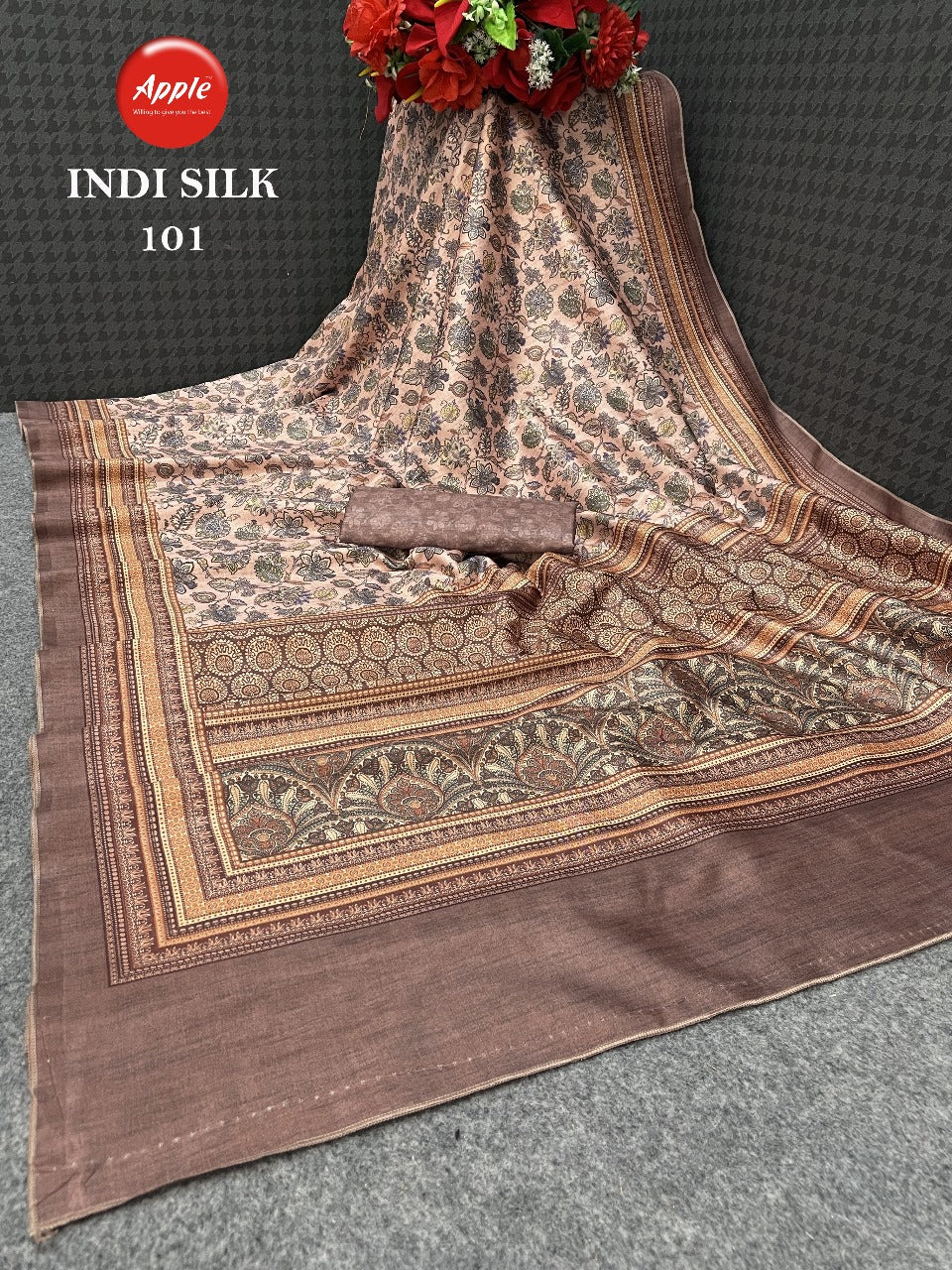 Indi Silk Apple Sarees