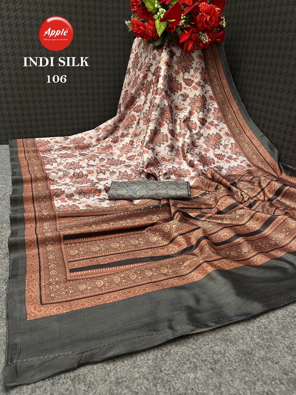 Indi Silk Apple Sarees