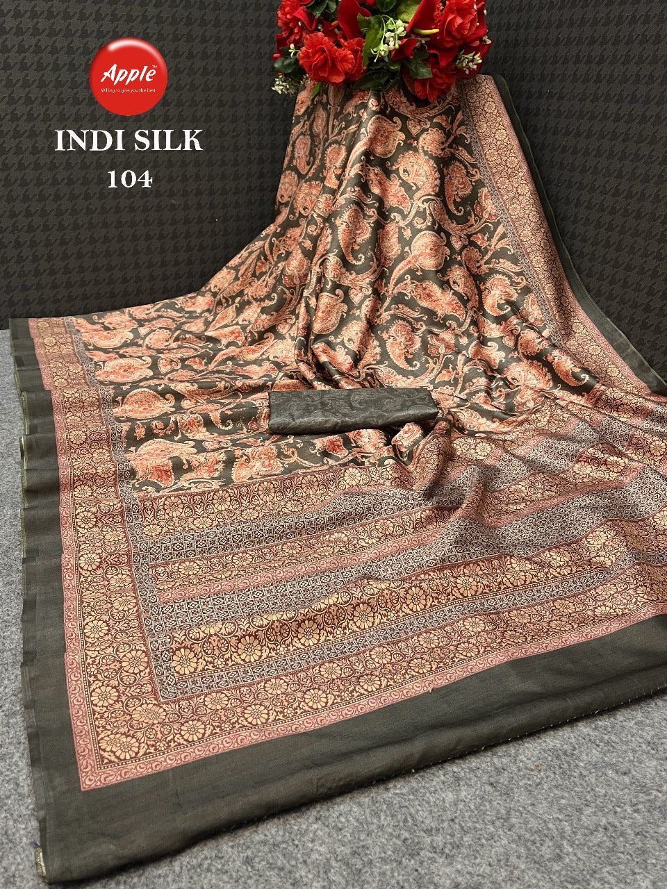 Indi Silk Apple Sarees