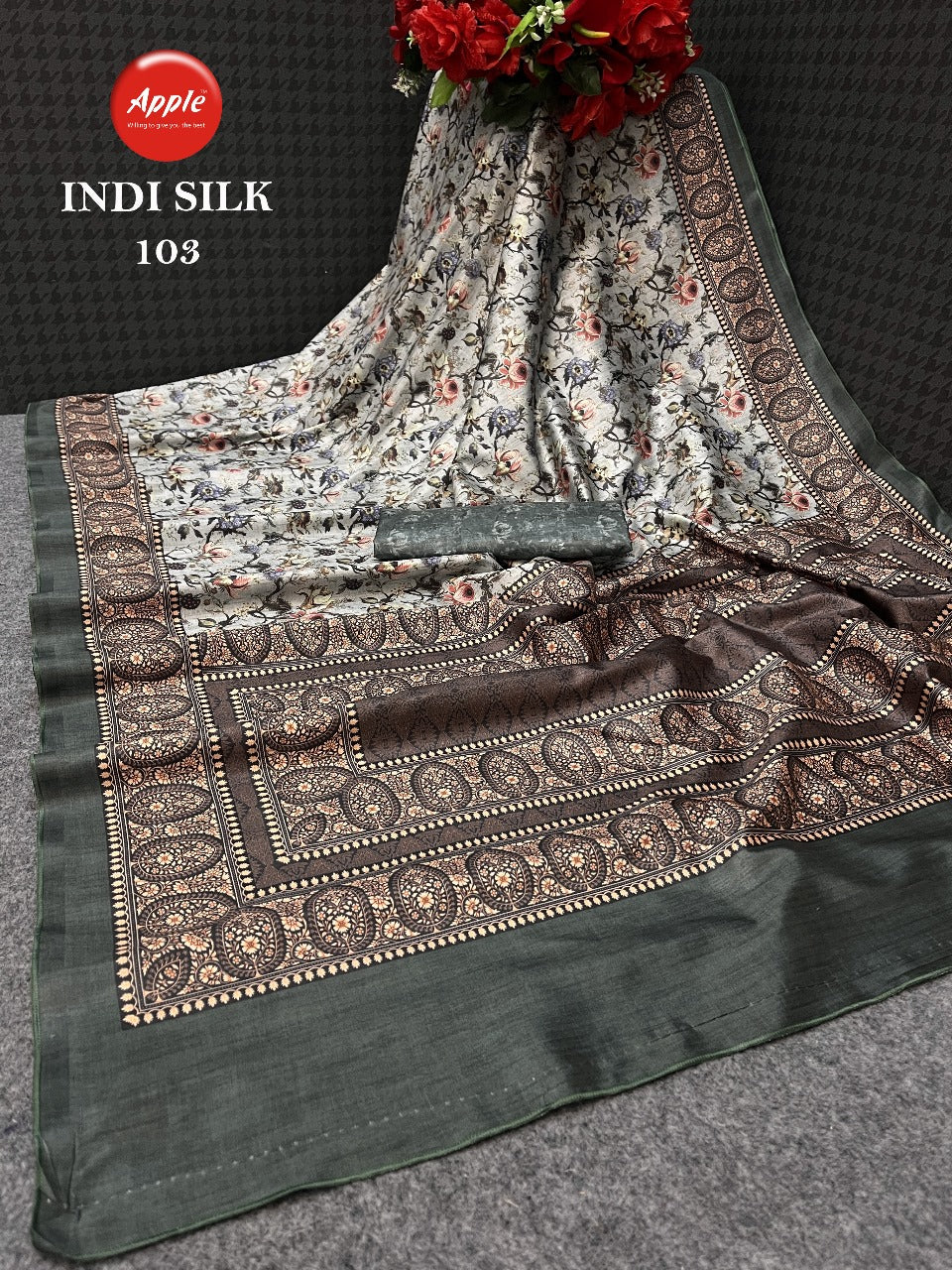 Indi Silk Apple Sarees