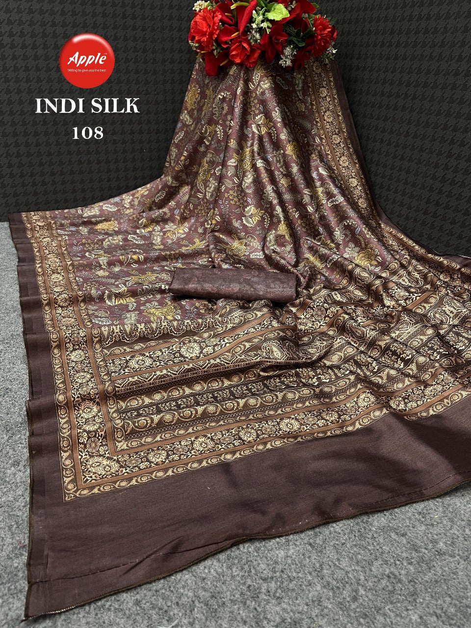 Indi Silk Apple Sarees