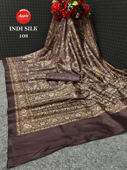 Indi Silk Apple Sarees
