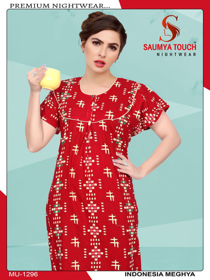 Indonesia-2301 Saumya Touch Night Gowns