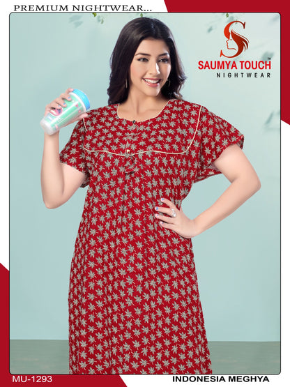 Indonesia-2301 Saumya Touch Night Gowns