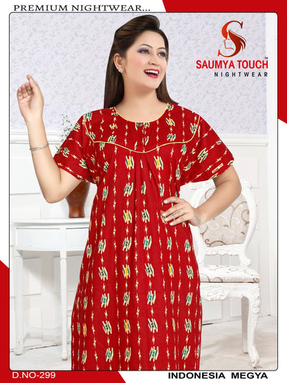 Indonesia-2912 Saumya Touch Night Gowns