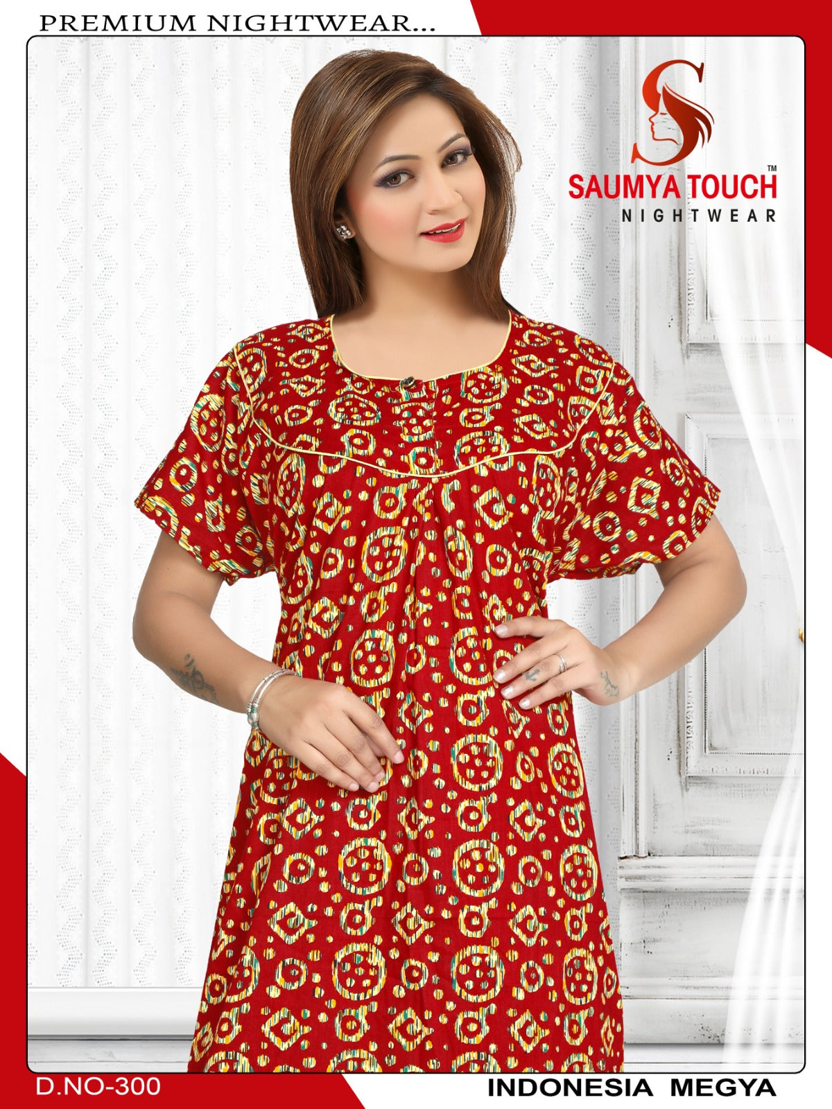Indonesia-2912 Saumya Touch Night Gowns