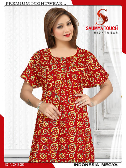 Indonesia-2912 Saumya Touch Night Gowns