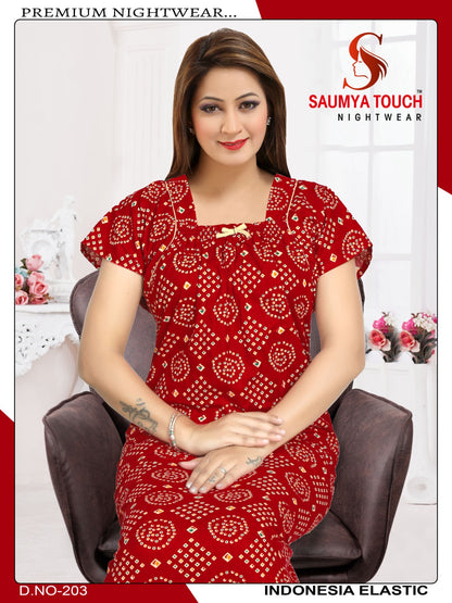 Indonesia-2912 Saumya Touch Night Gowns