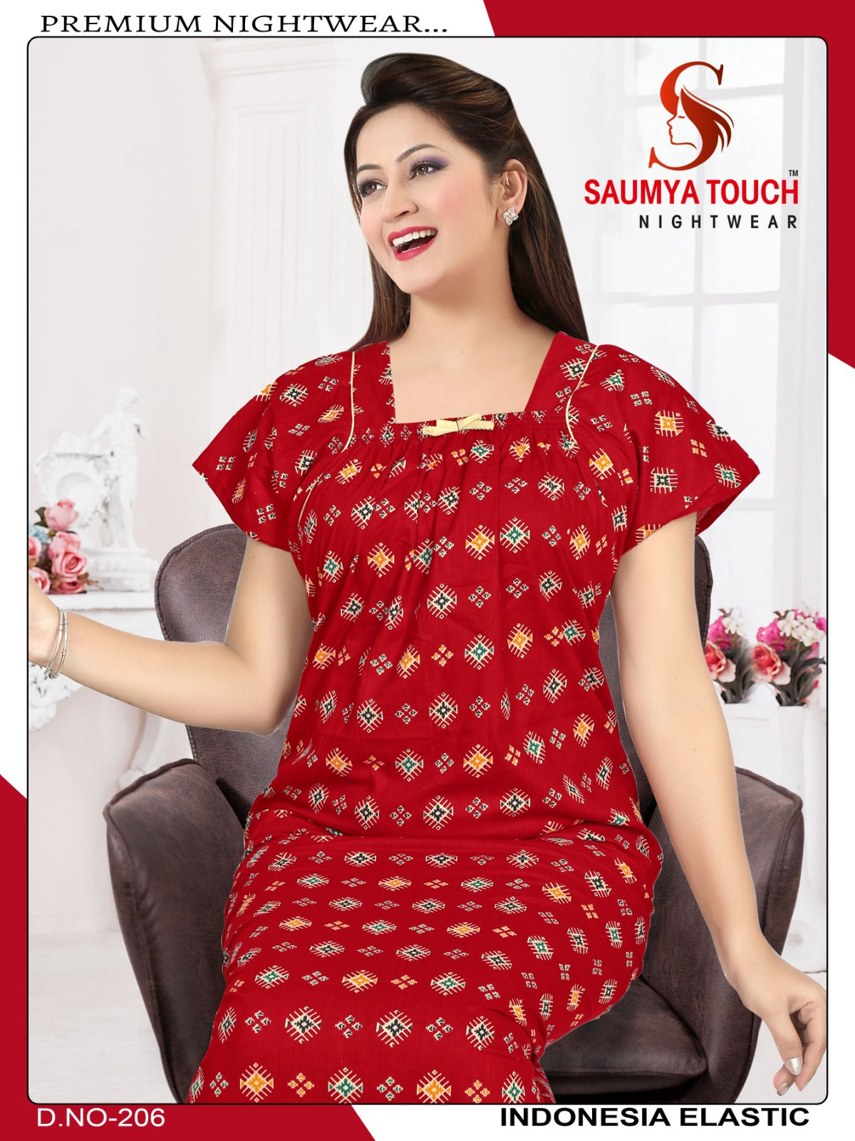 Indonesia-2912 Saumya Touch Night Gowns