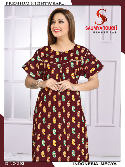 Indonesia-2912 Saumya Touch Night Gowns