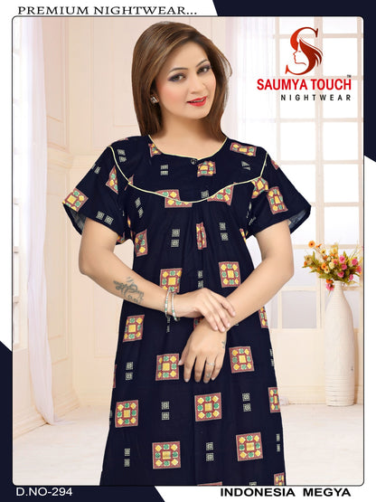 Indonesia-2912 Saumya Touch Night Gowns