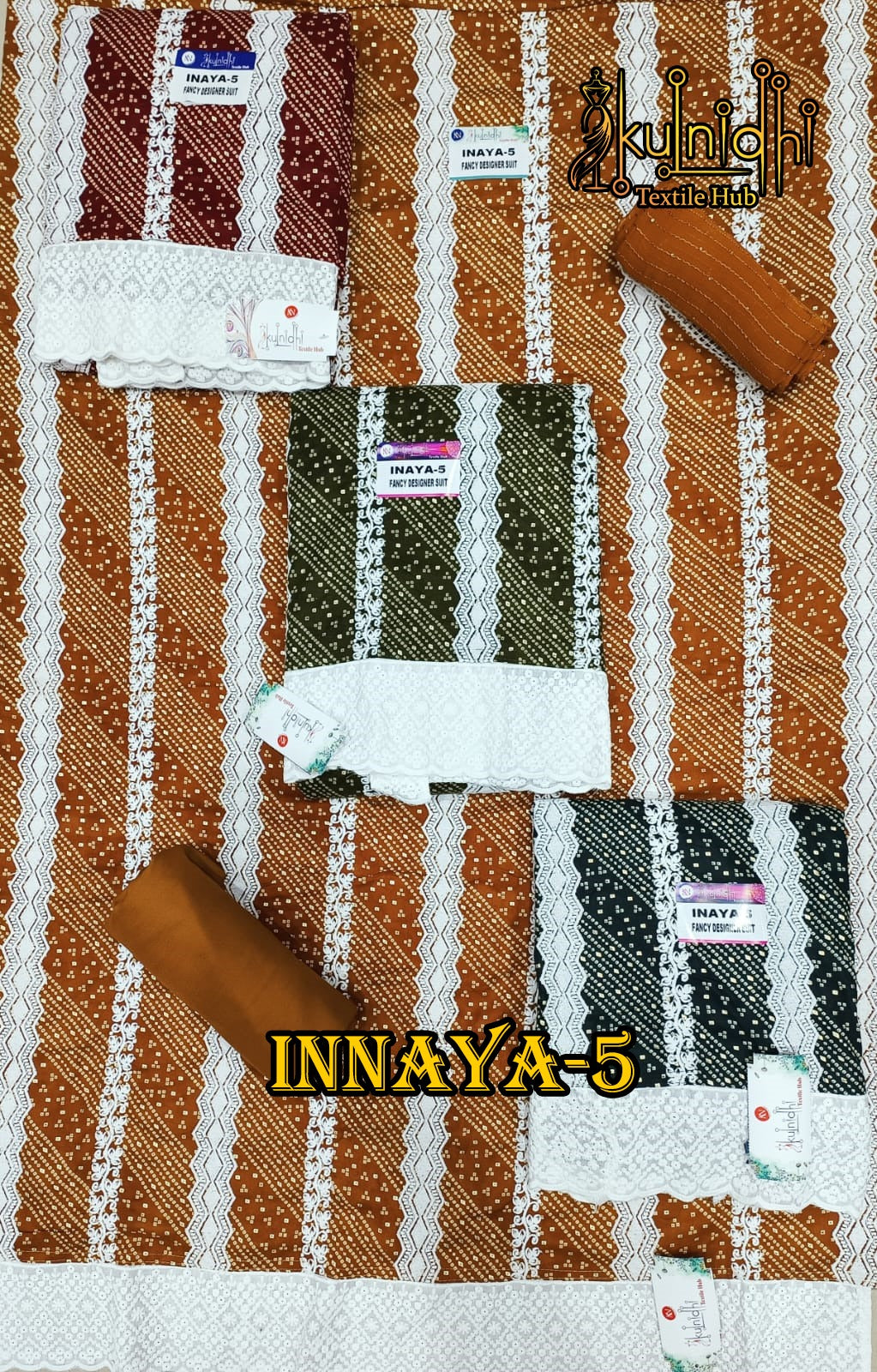 Innaya 3-4-5 Kulnidhi Viscose Rayon Salwar Suits
