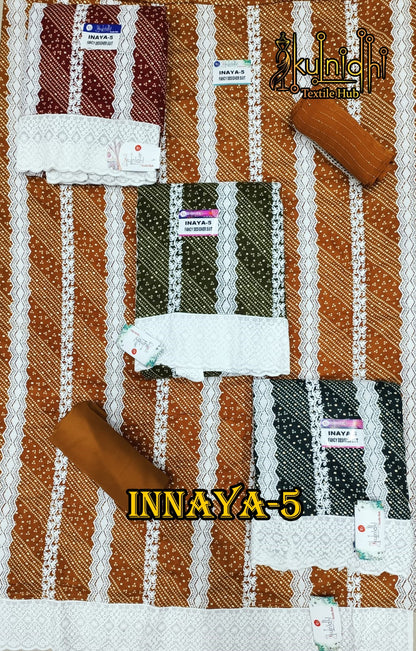 Innaya 3-4-5 Kulnidhi Viscose Rayon Salwar Suits