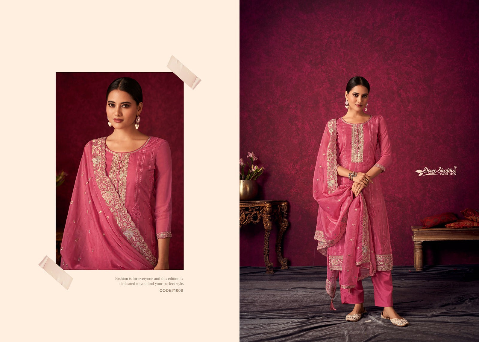 Insiya Shree Shalika Fashion Soft Organza Pant Style Suits