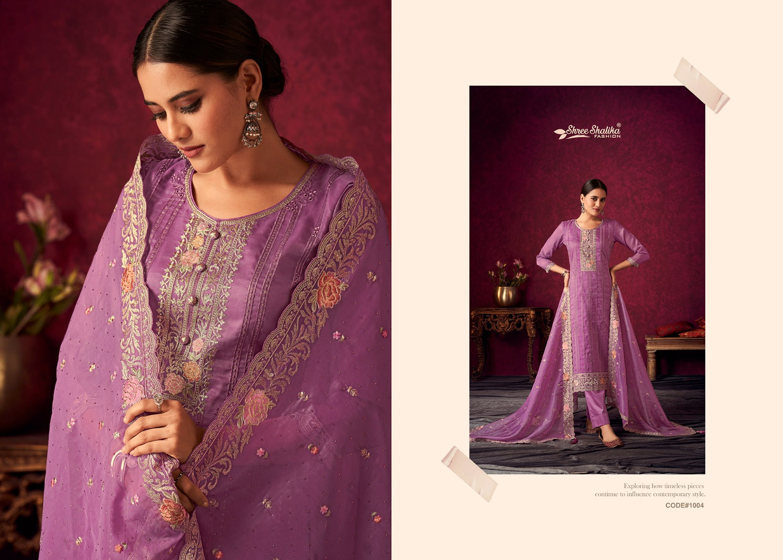 Insiya Shree Shalika Fashion Soft Organza Pant Style Suits