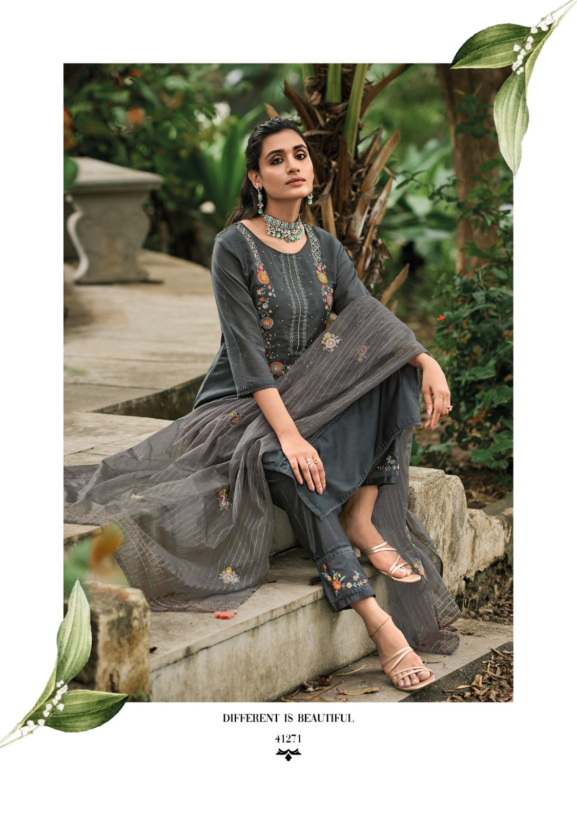 Isabel Kailee Fashion Viscose Silk Readymade Pant Style Suits