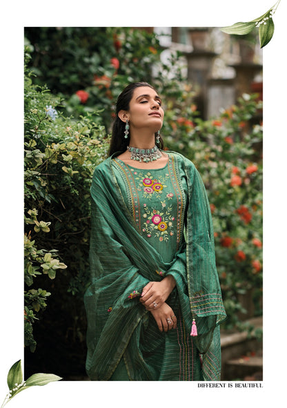 Isabel Kailee Fashion Viscose Silk Readymade Pant Style Suits