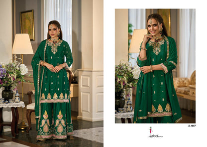 Ishqia Eba Lifestyle Chinon Readymade Suits