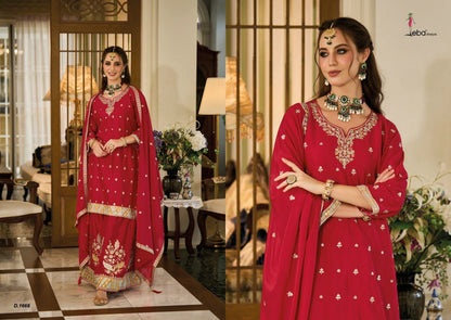 Ishqia Eba Lifestyle Chinon Readymade Suits