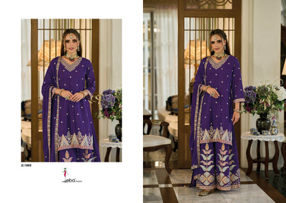 Ishqia Eba Lifestyle Chinon Readymade Suits
