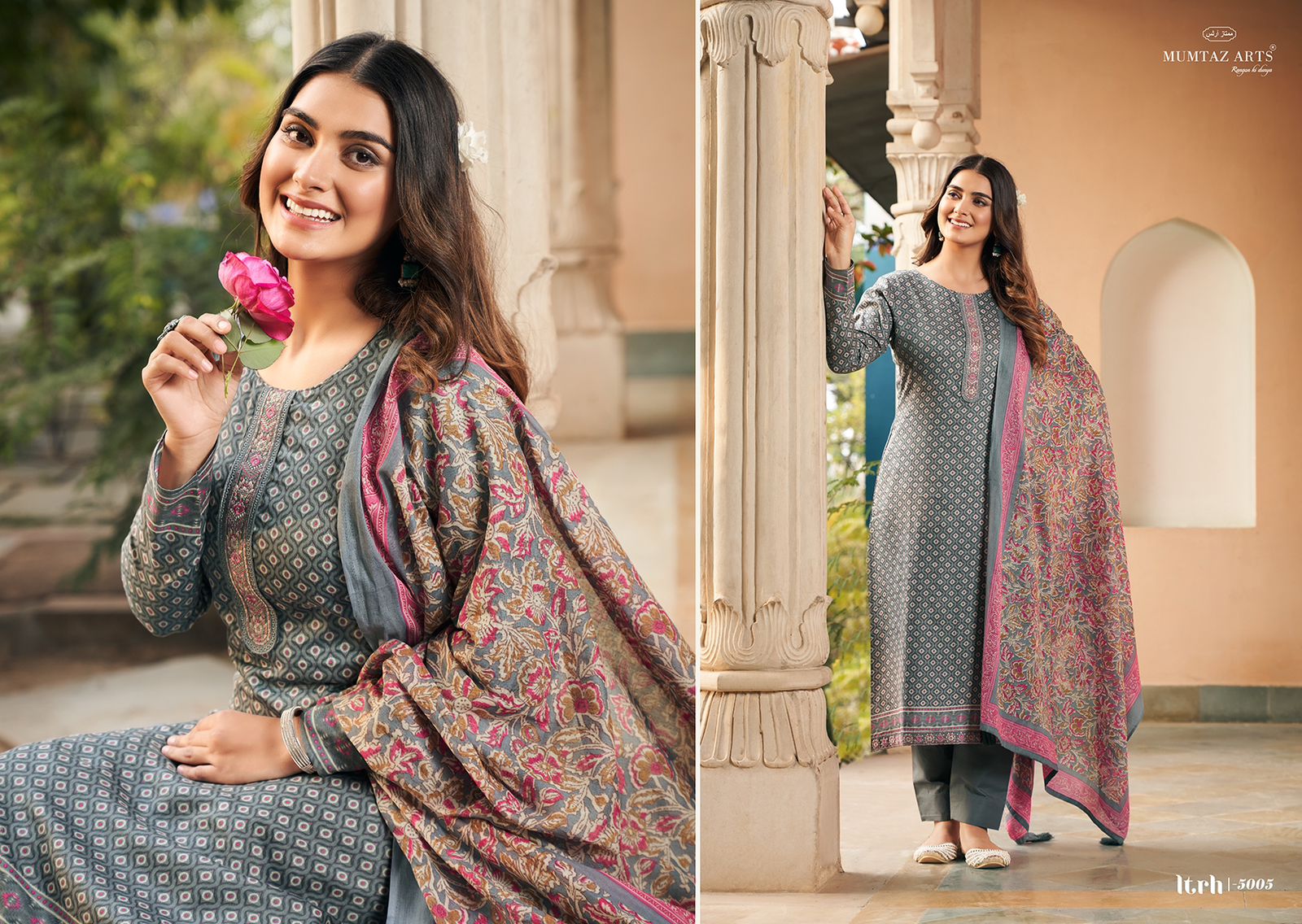 Itrh Mumtaz Arts Jaam Satin Pant Style Suits
