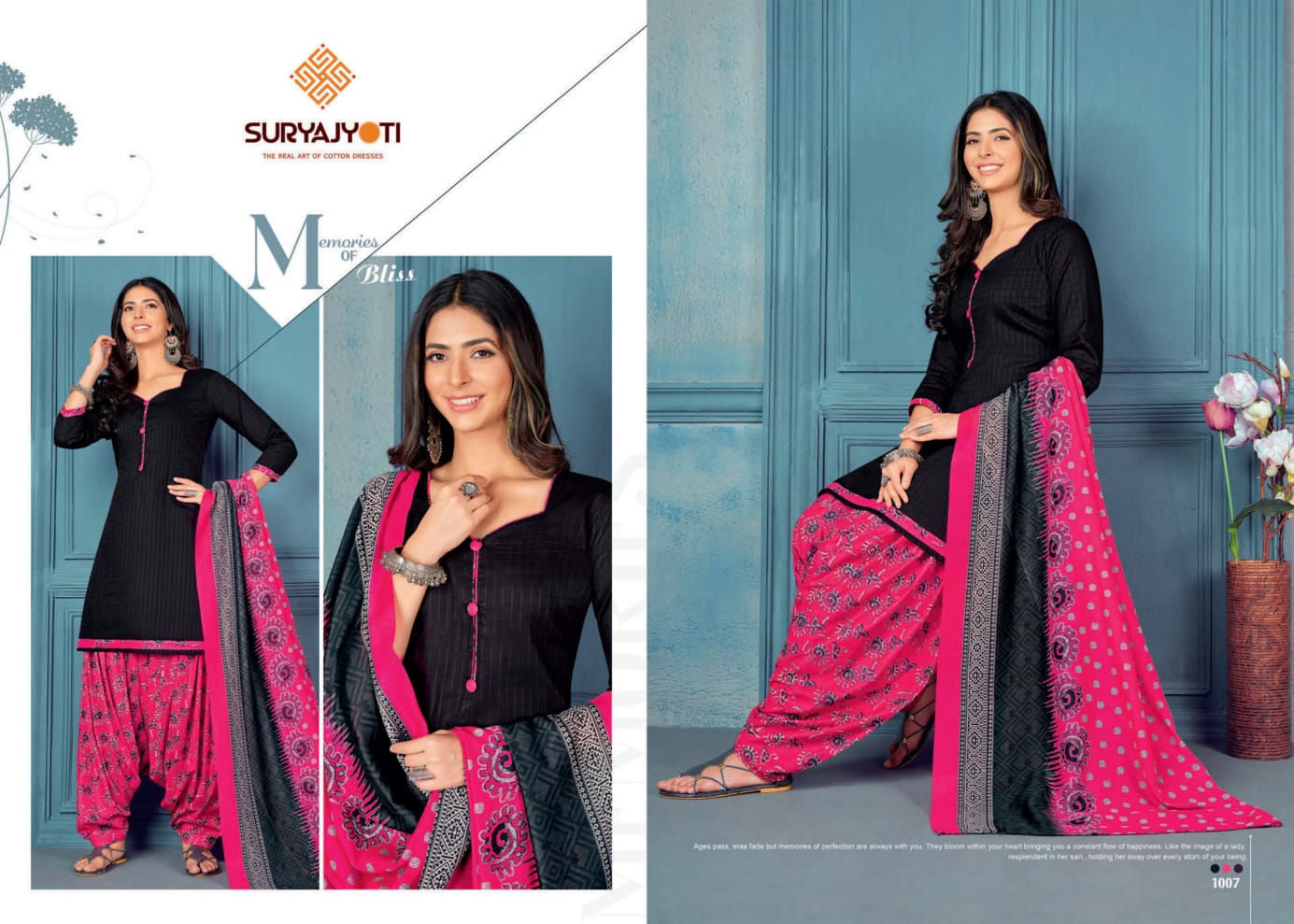 Izhar Vol 1 Suryajyoti Cambric Cotton Dress Material
