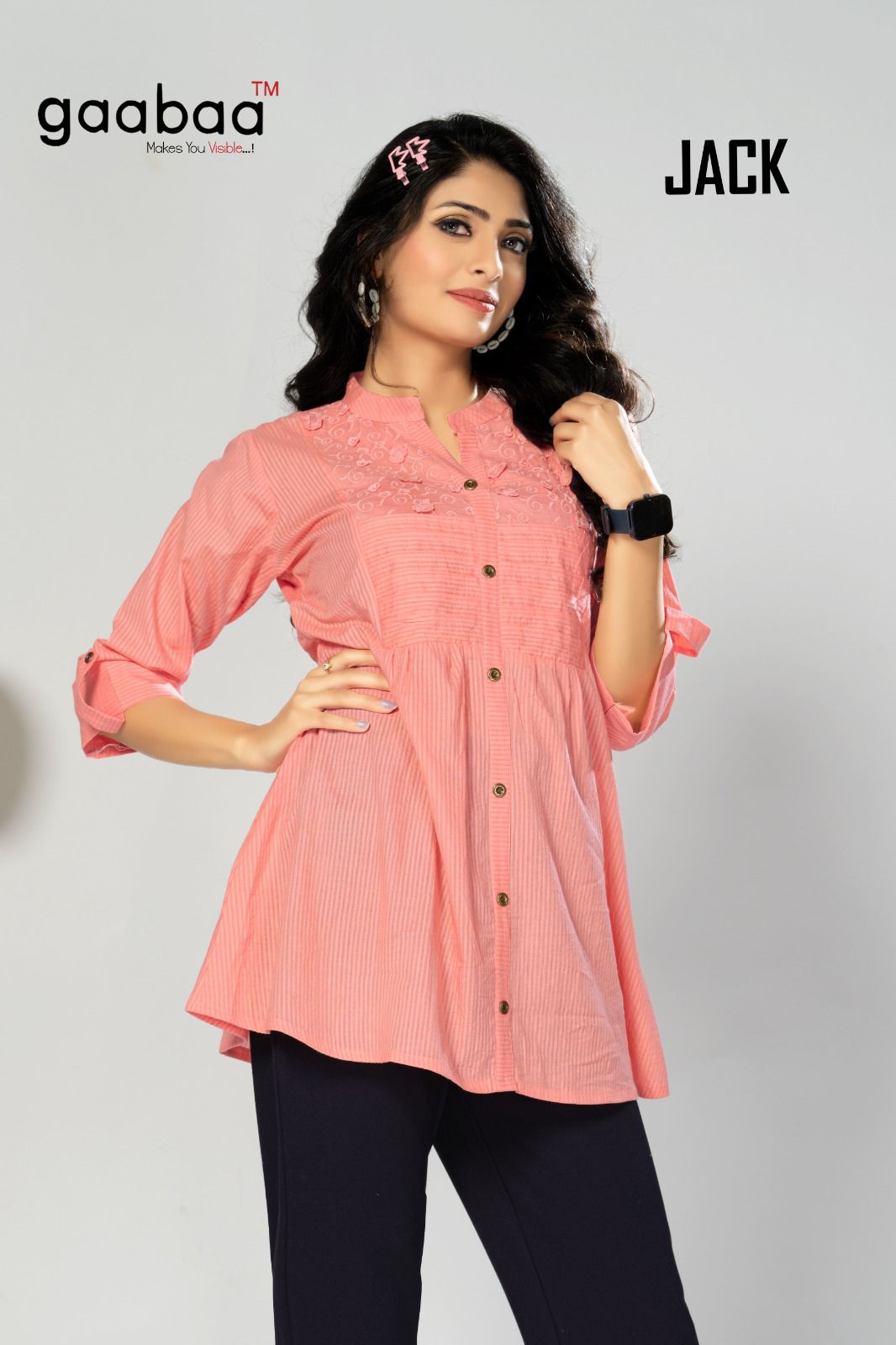 Jack Gaabaa Cotton Designer Long Top