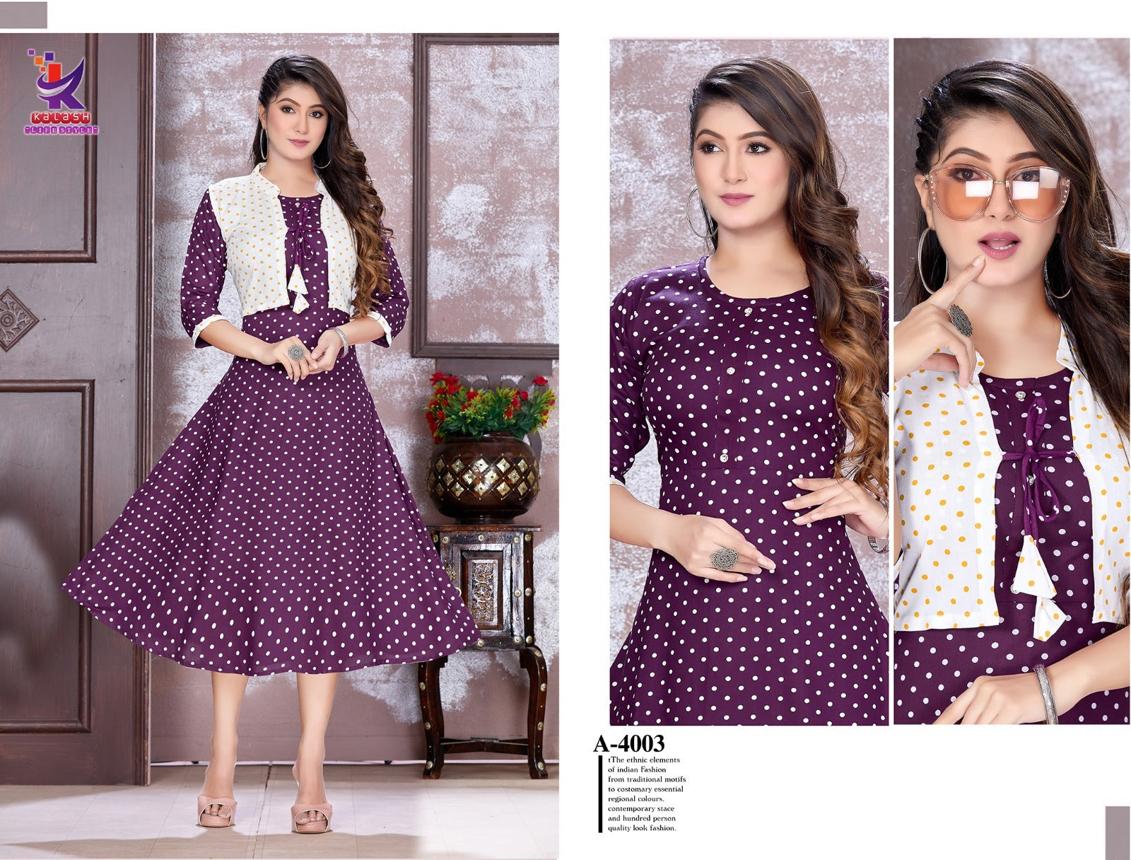 Jacket Queen Mlm Kalash Lifestyle Rayon 14Kg Anarkali Kurtis