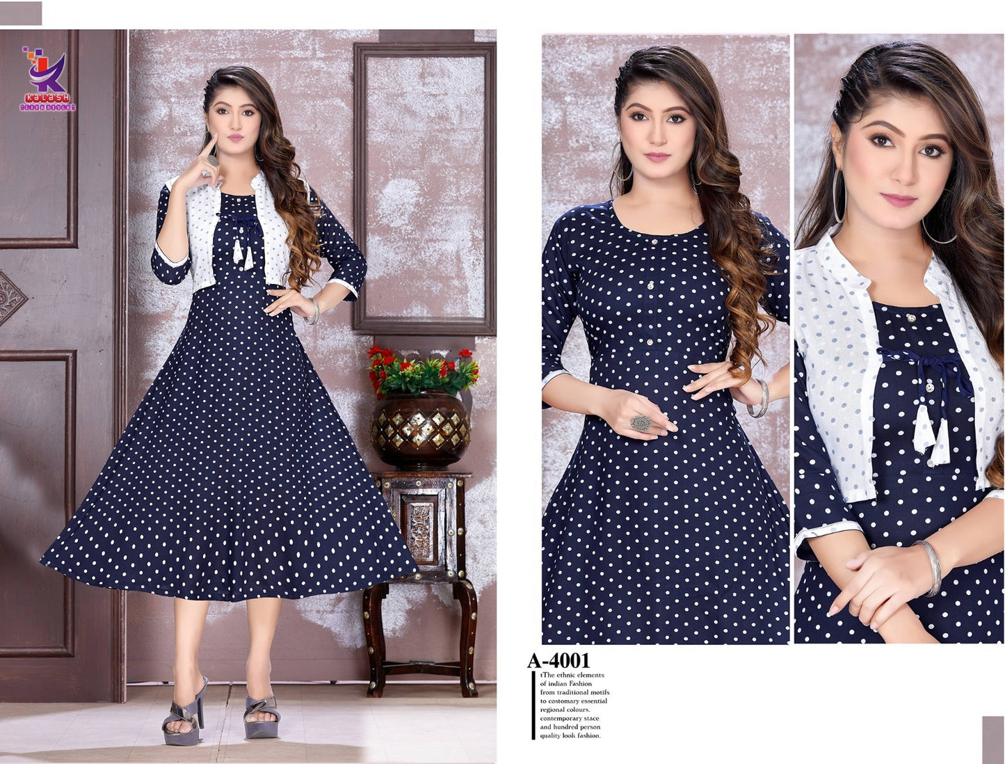 Jacket Queen Mlm Kalash Lifestyle Rayon 14Kg Anarkali Kurtis