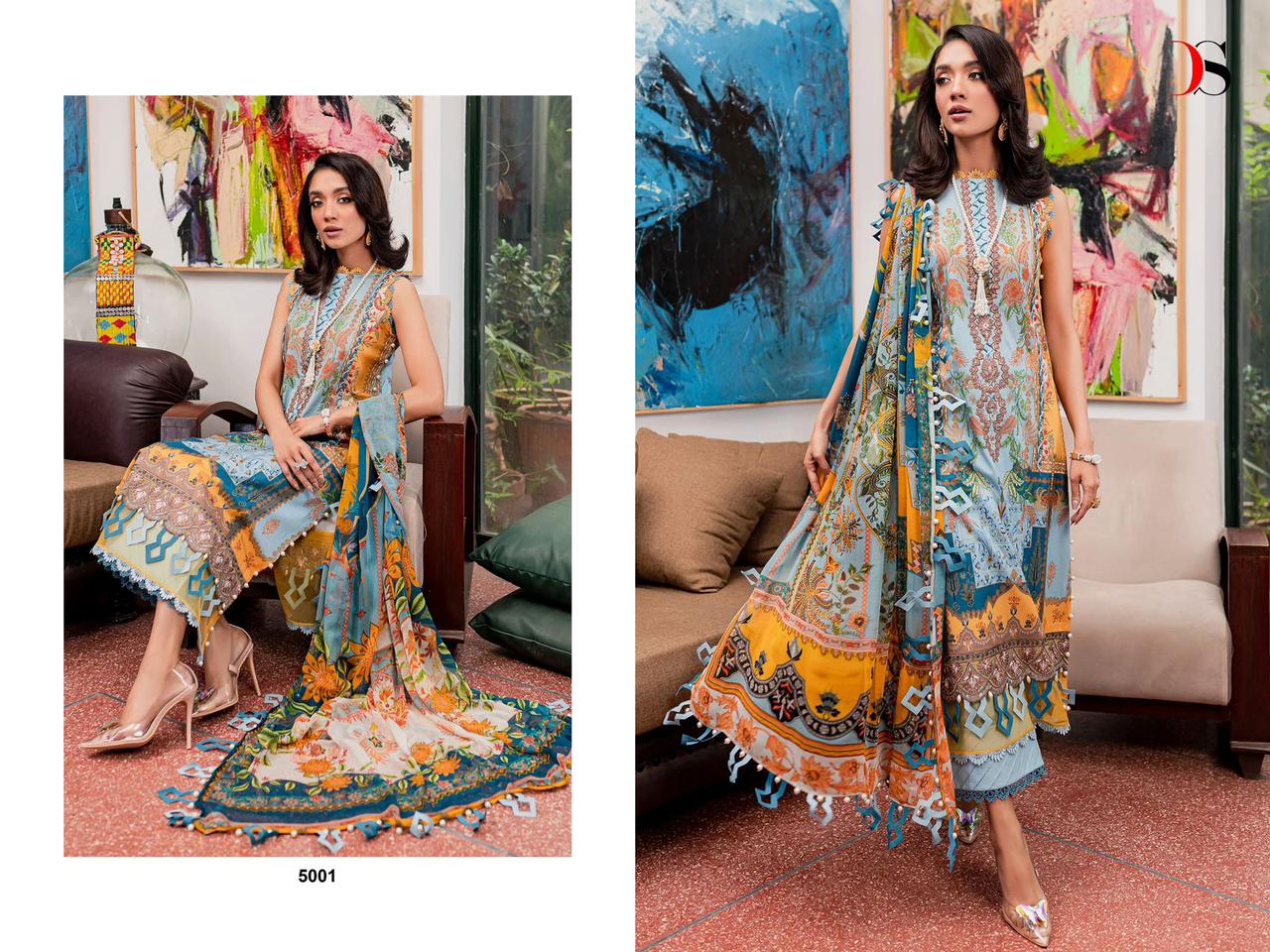Jade Bliss Lawn 24 Deepsy Cotton Pakistani Salwar Suits