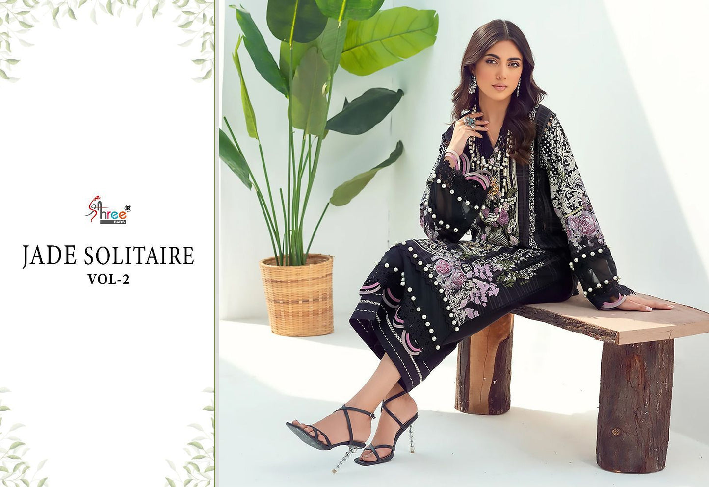 Jade Solitaire Vol 2 Shree Fabs Cotton Pakistani Patch Work Suits