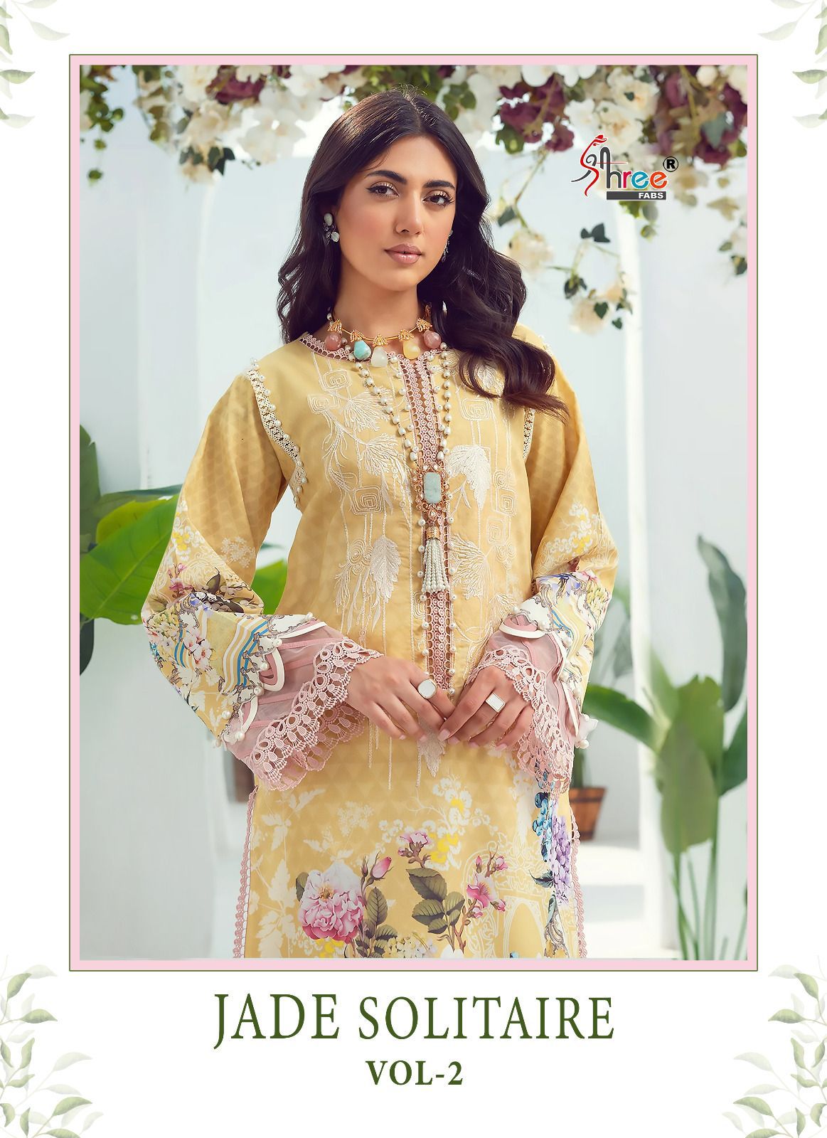Jade Solitaire Vol 2 Shree Fabs Cotton Pakistani Patch Work Suits