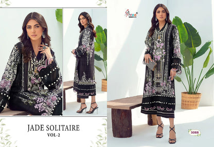Jade Solitaire Vol 2 Shree Fabs Cotton Pakistani Patch Work Suits