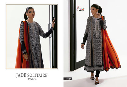 Jade Solitaire Vol 3 Shree Fabs Cotton Pakistani Patch Work Suits