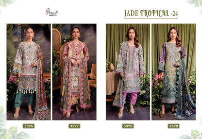 Jade Tropical-24 Shree Fabs Cotton Pakistani Salwar Suits