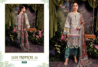 Jade Tropical-24 Shree Fabs Cotton Pakistani Salwar Suits