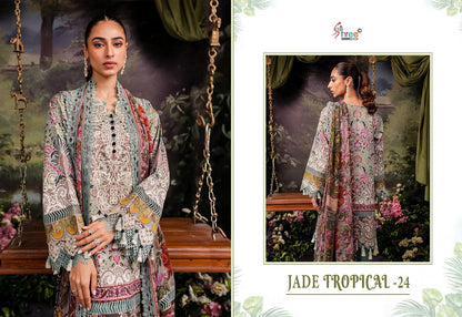 Jade Tropical-24 Shree Fabs Cotton Pakistani Salwar Suits