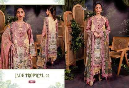 Jade Tropical-24 Shree Fabs Cotton Pakistani Salwar Suits