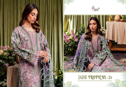 Jade Tropical-24 Shree Fabs Cotton Pakistani Salwar Suits