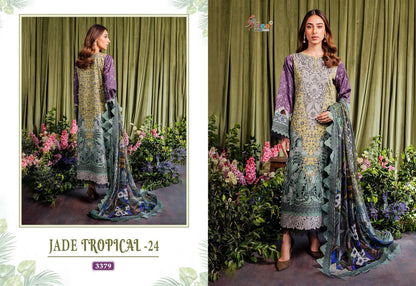 Jade Tropical-24 Shree Fabs Cotton Pakistani Salwar Suits