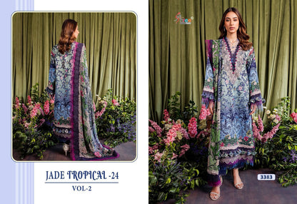 Jade Tropical-24 Vol 2 Shree Fabs Cotton Pakistani Salwar Suits