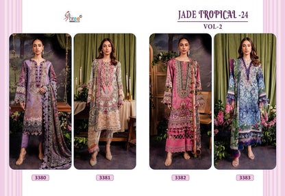 Jade Tropical-24 Vol 2 Shree Fabs Cotton Pakistani Salwar Suits
