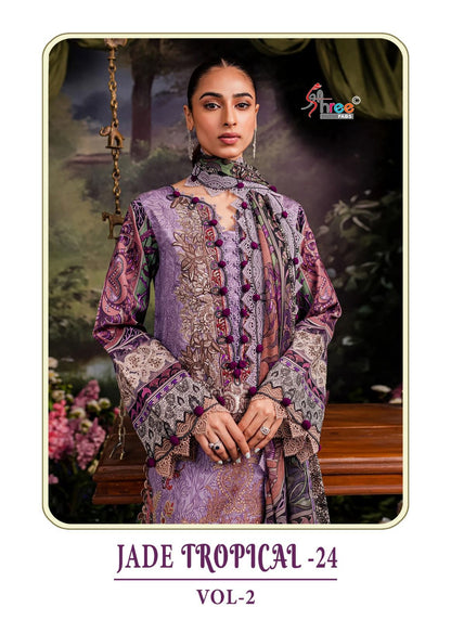 Jade Tropical-24 Vol 2 Shree Fabs Cotton Pakistani Salwar Suits