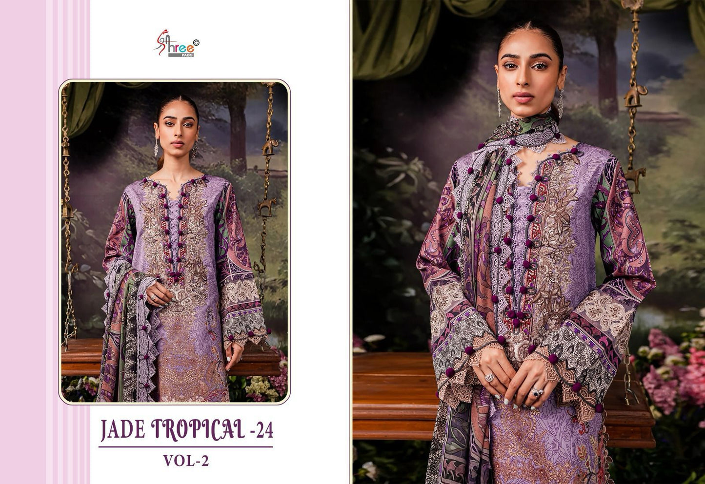 Jade Tropical-24 Vol 2 Shree Fabs Cotton Pakistani Salwar Suits
