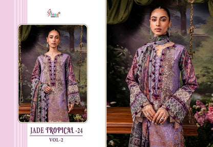 Jade Tropical-24 Vol 2 Shree Fabs Cotton Pakistani Salwar Suits