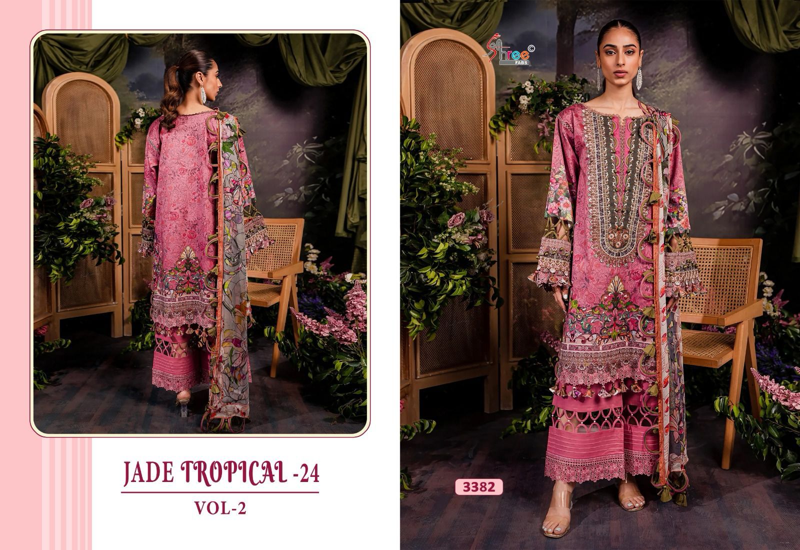 Jade Tropical-24 Vol 2 Shree Fabs Cotton Pakistani Salwar Suits