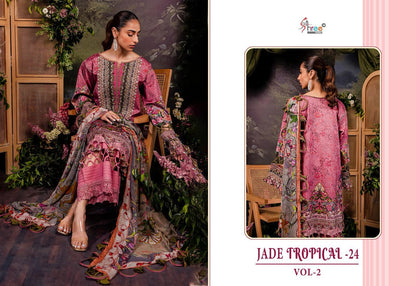 Jade Tropical-24 Vol 2 Shree Fabs Cotton Pakistani Salwar Suits