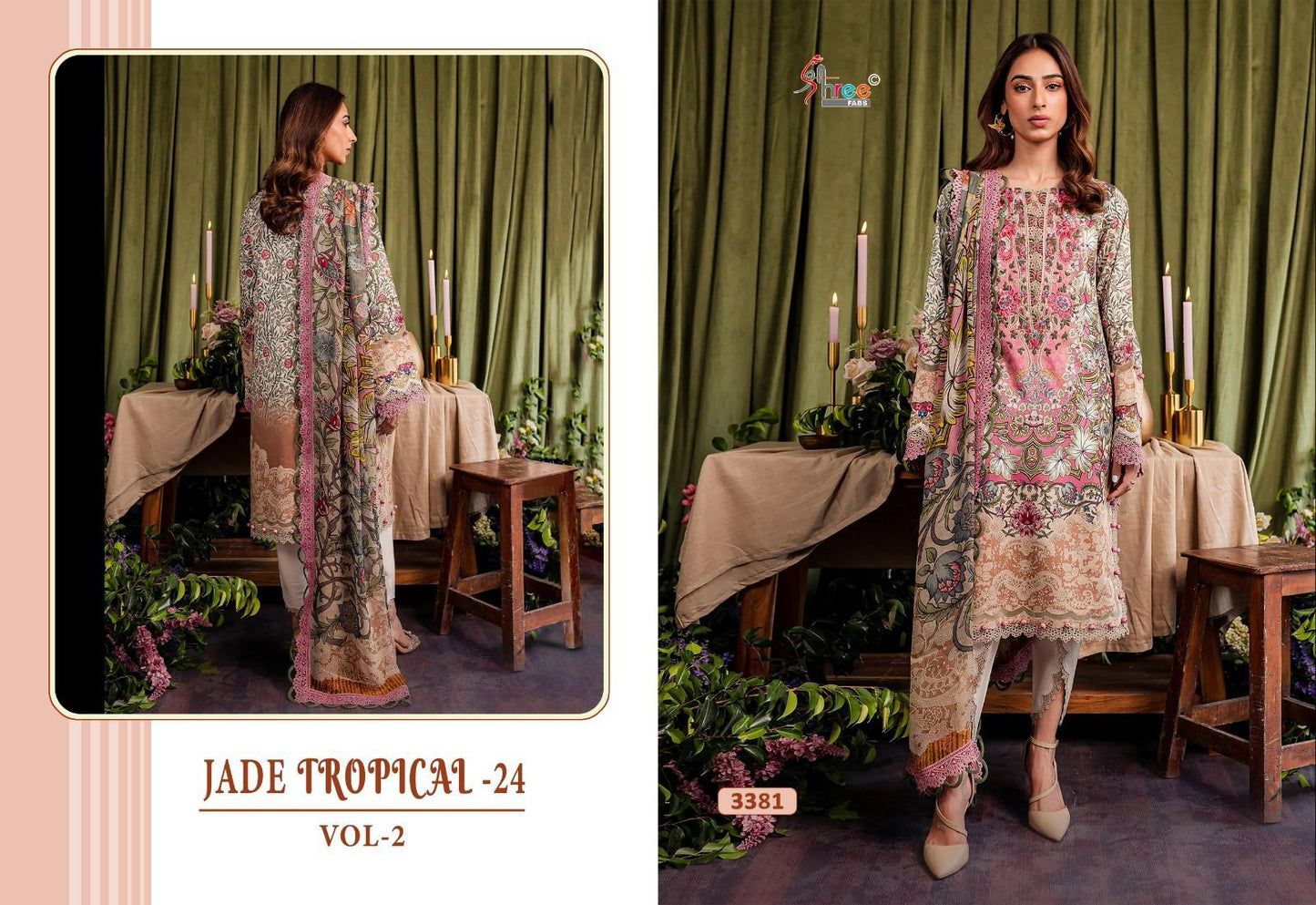 Jade Tropical-24 Vol 2 Shree Fabs Cotton Pakistani Salwar Suits