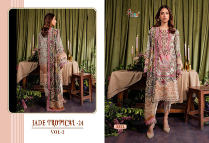 Jade Tropical-24 Vol 2 Shree Fabs Cotton Pakistani Salwar Suits